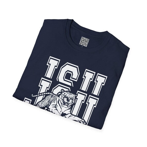 College Logo Unisex T-Shirt, JSU Tigers Tee, Jackson State University Shirt, School Spirit Apparel image 2