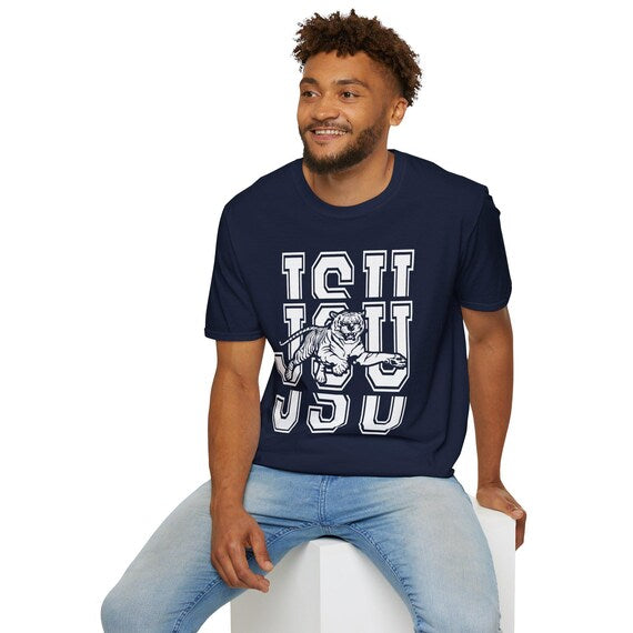College Logo Unisex T-Shirt, JSU Tigers Tee, Jackson State University Shirt, School Spirit Apparel image 3