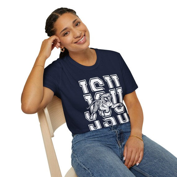 College Logo Unisex T-Shirt, JSU Tigers Tee, Jackson State University Shirt, School Spirit Apparel image 4