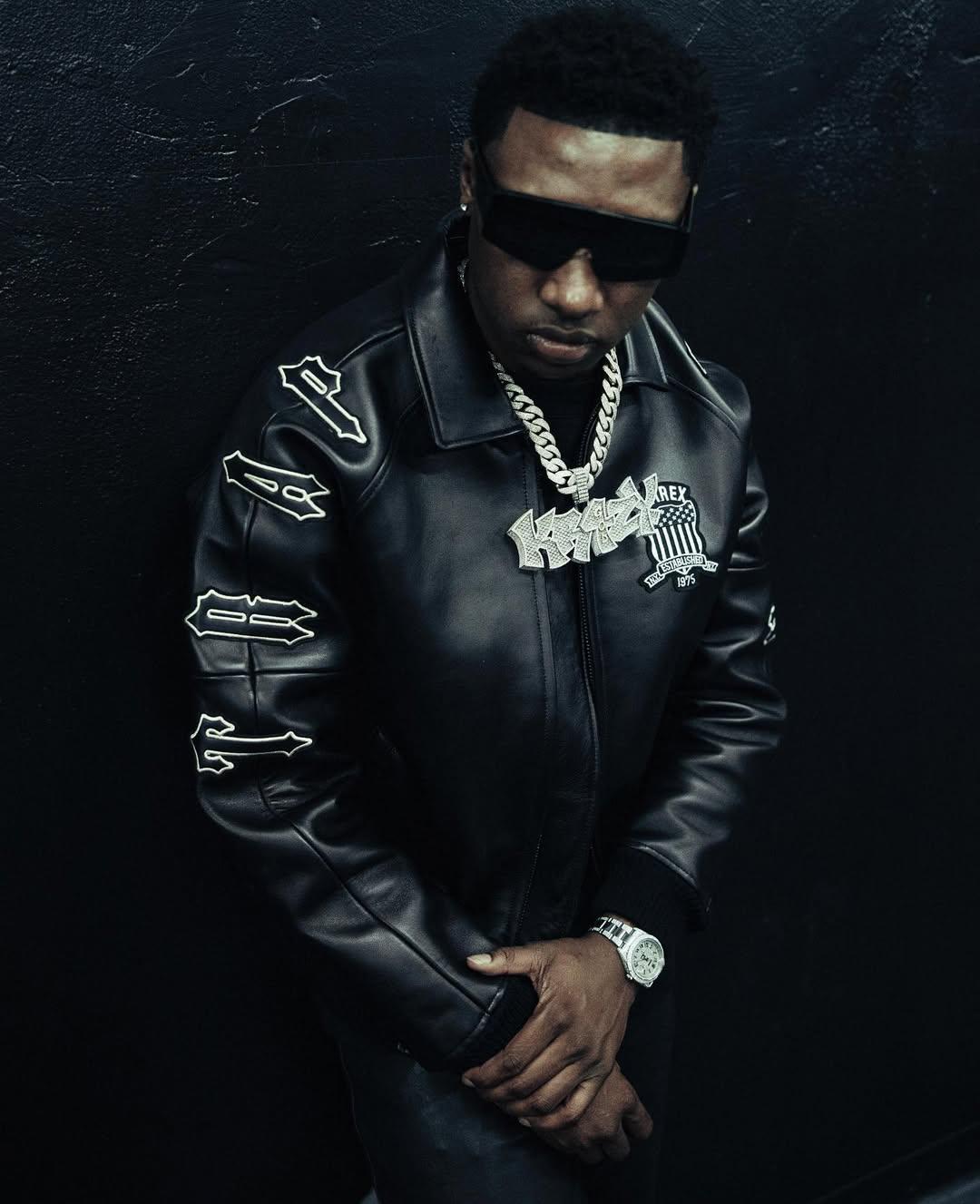 Avirex x Trapstar Leather Bomber Jacket: Embroidered Streetwear - Cowhide Transtar Jacket