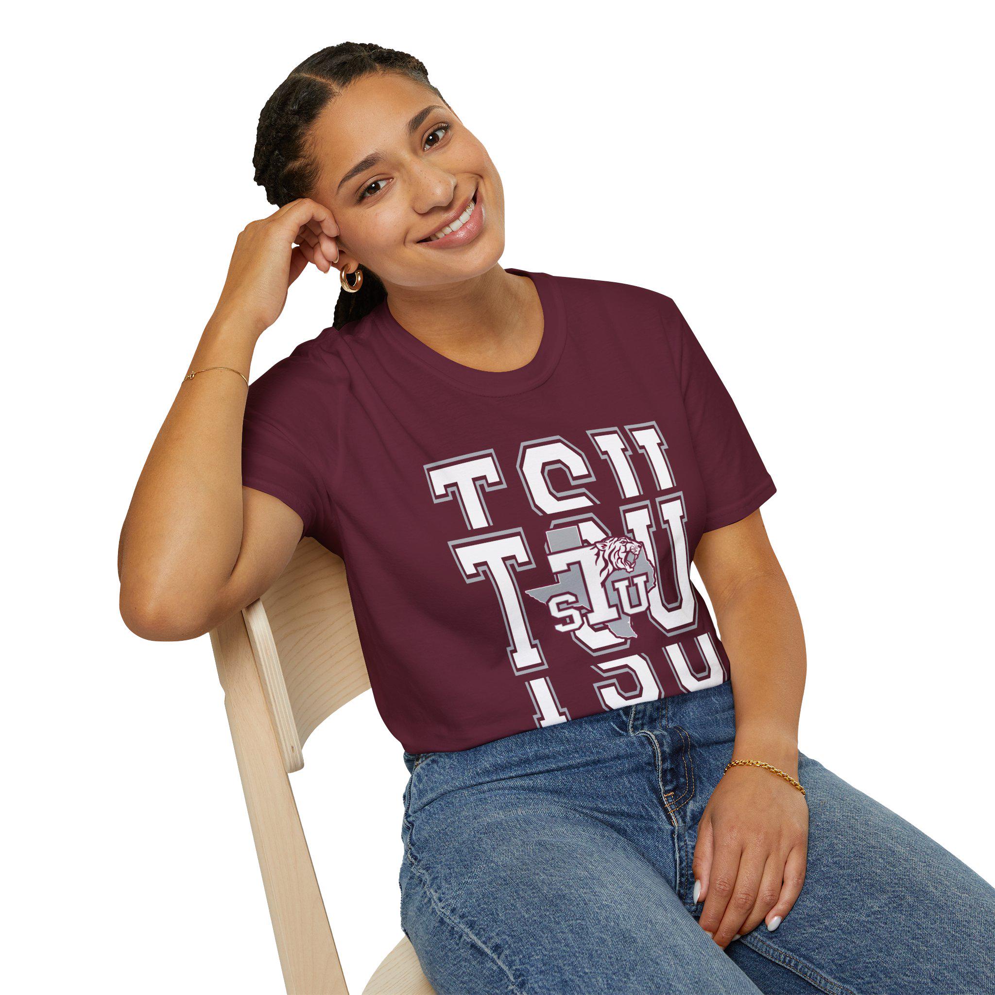 TSU Tigers Unisex T-Shirt - Texas Southern University, College Tee, School Spirit Apparel, TSU Fan Shirt, Team Pride Top image 5